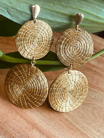 Two mandalas earrings